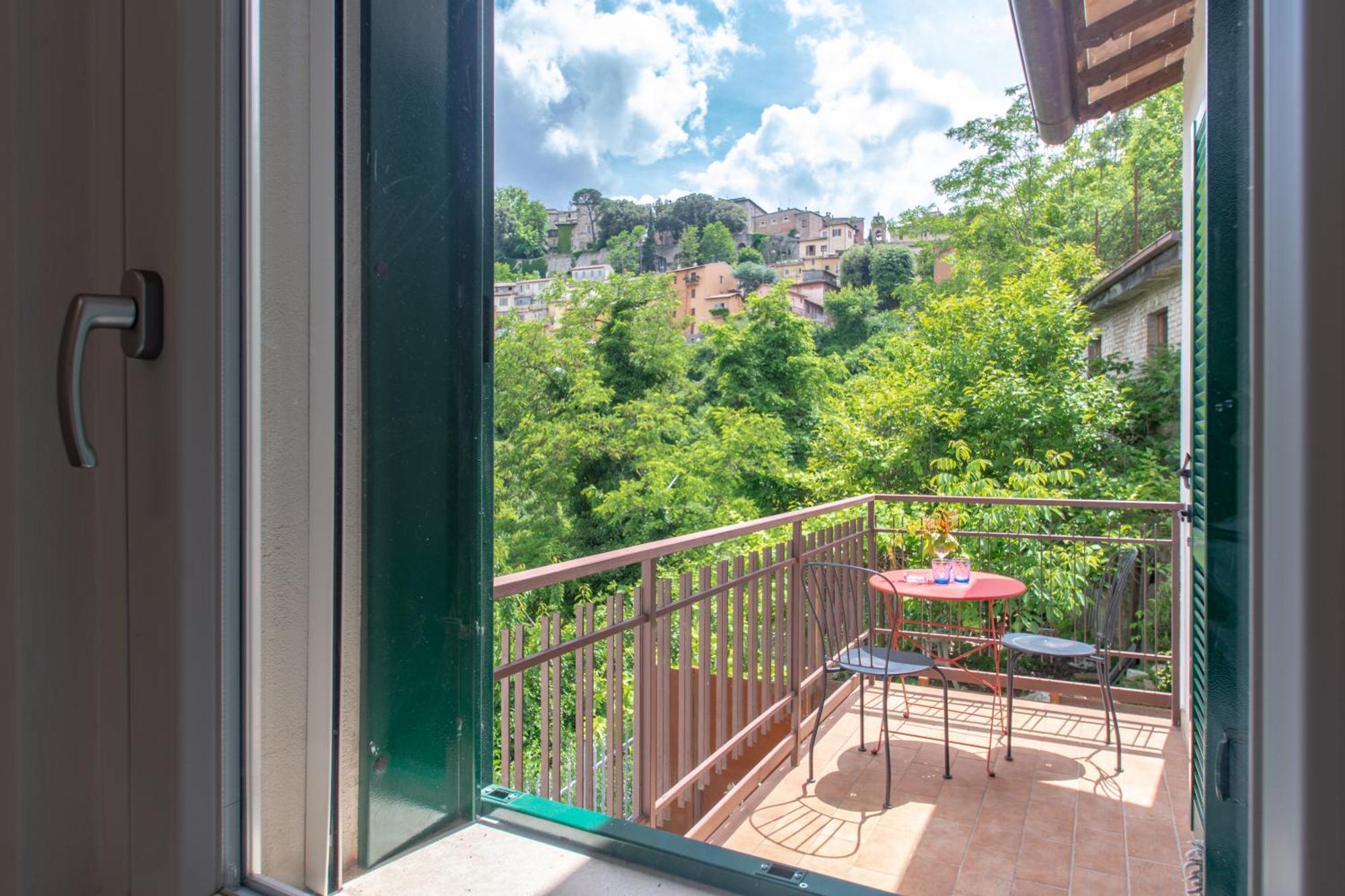 Apartament Galteri Housing 1 Terrazzo Privato Con Vista Perugia Zewnętrze zdjęcie
