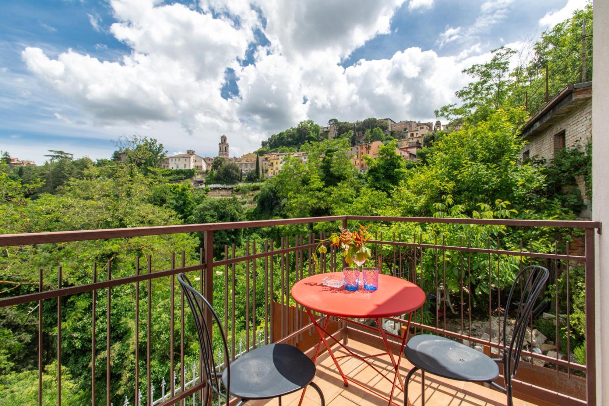 Apartament Galteri Housing 1 Terrazzo Privato Con Vista Perugia Zewnętrze zdjęcie